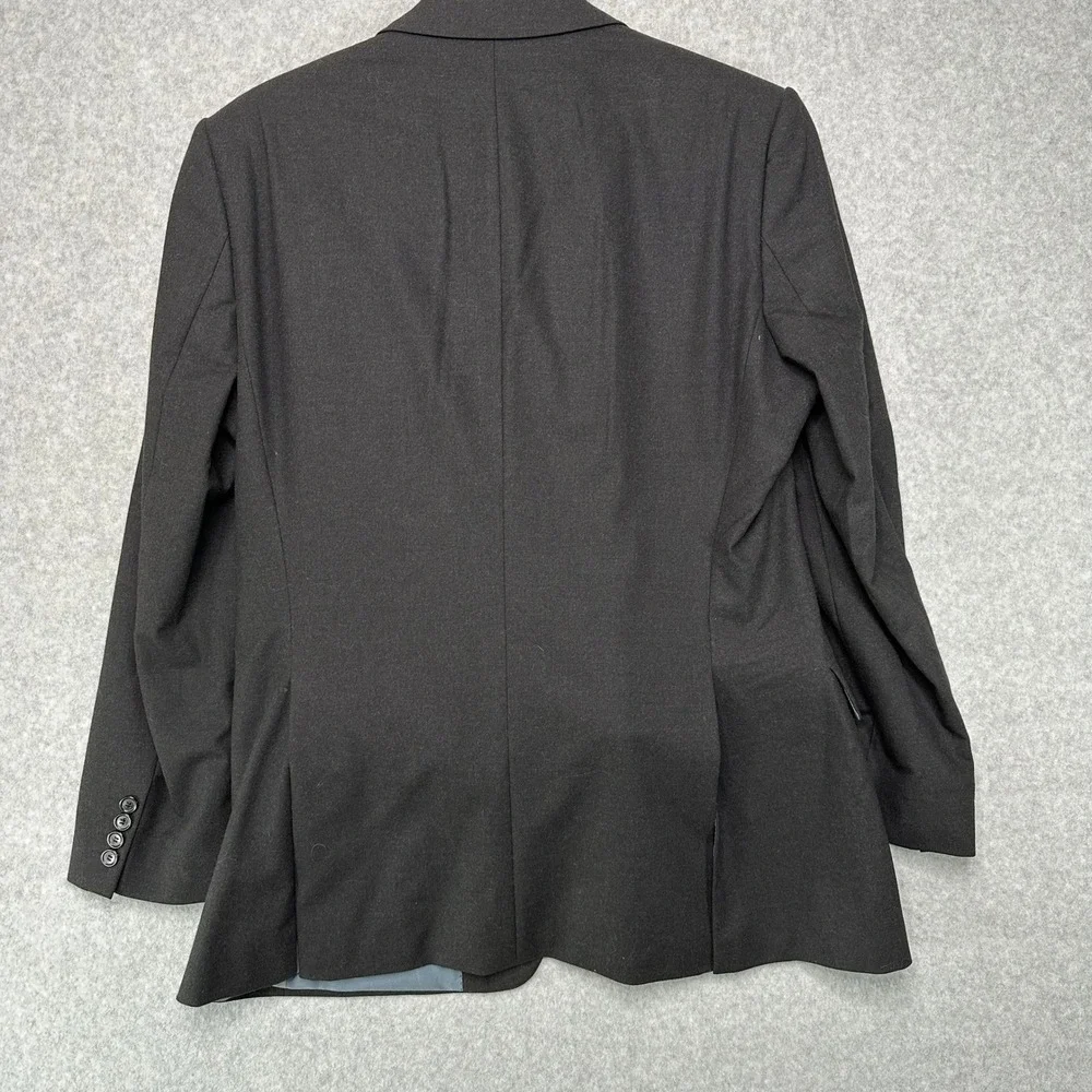 Hugo Boss Flynn Vegas Mens Wool Blend Suit Jacket Size 50 Pants Charcoal Formal